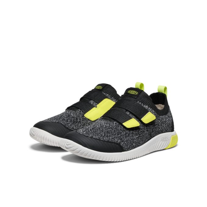 Big Kids' KNX Knit Double Strap  |  Black/Evening Primrose