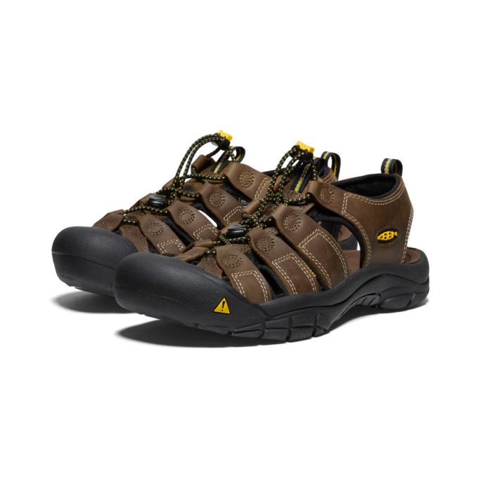 Men's Newport Leather Sandal Wide  |  Bison