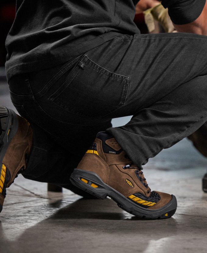 Men's Troy 6" Waterproof Boot (Carbon Toe)  |  Dark Earth/Black