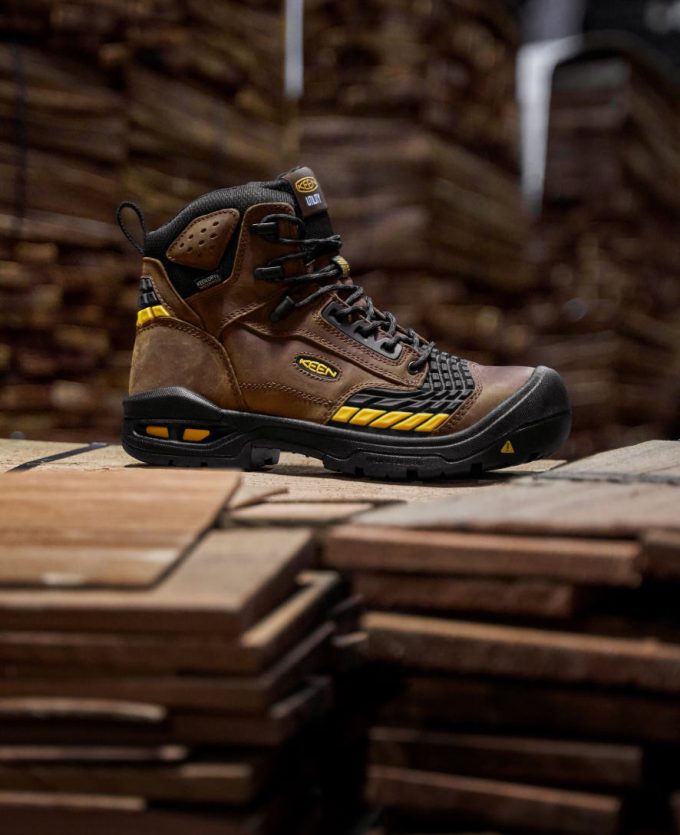 Men's Troy 6" Waterproof Boot (Carbon Toe)  |  Dark Earth/Black