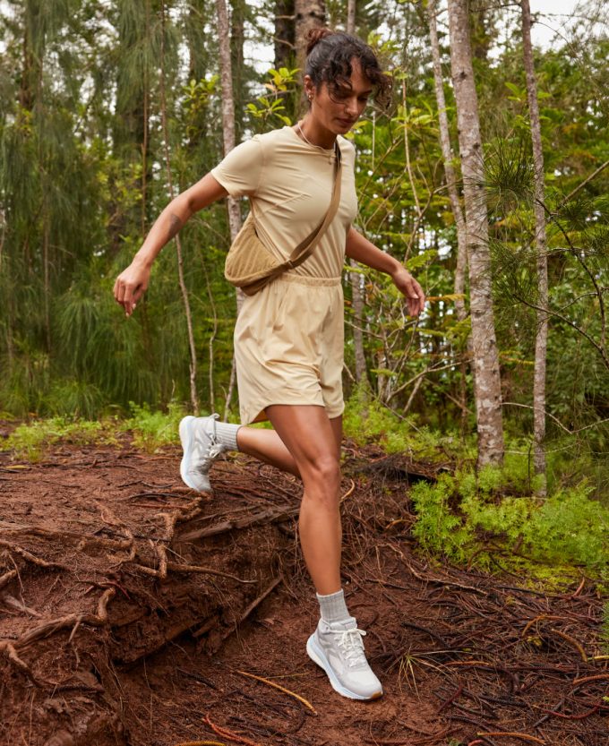 Women's Leiki Waterproof Hiking Boot  |  Birch/Cameo Rose