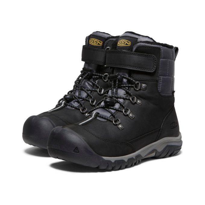 Big Kids' Kanibou Waterproof Winter Boot  |  Black/Magnet