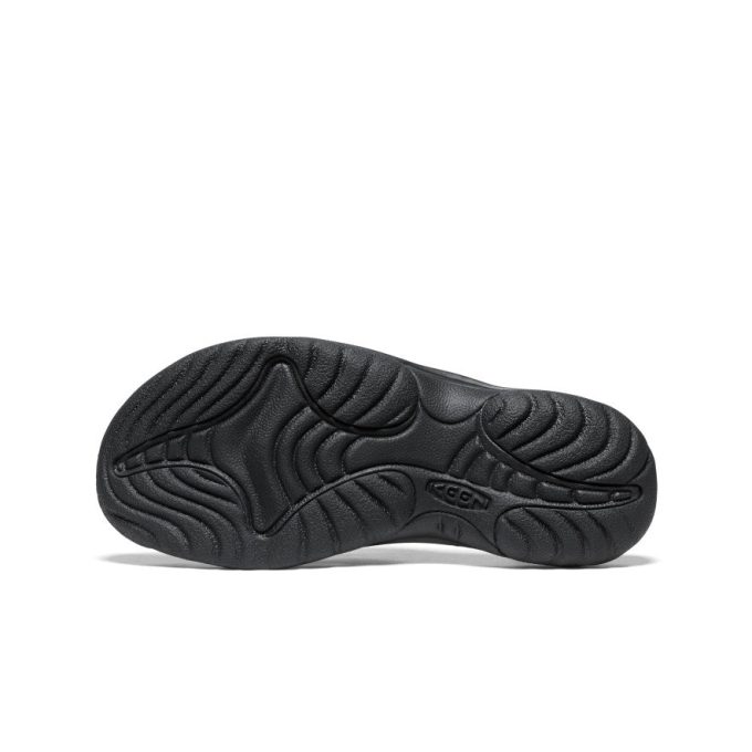 Women's Waimea Leather Flip-Flop  |  Black/Black