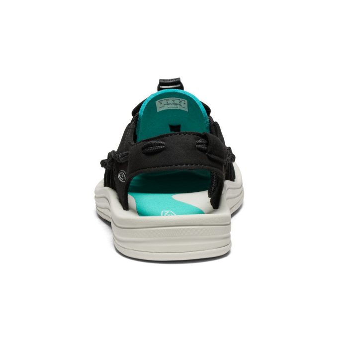 Men's UNEEK Sneaker  |  Black/Bright Aqua