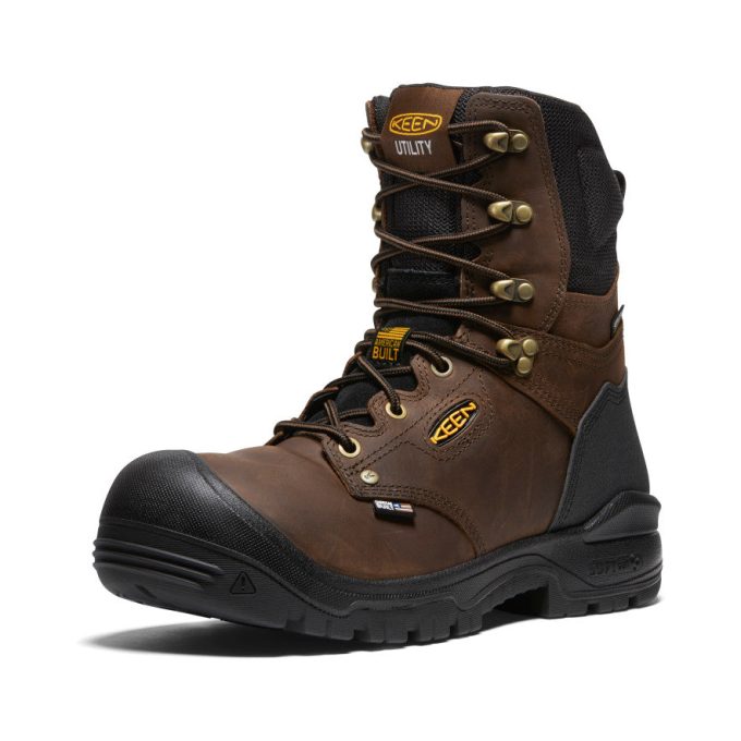 Men's Independence 8" Waterproof Boot (Soft Toe)  |  Dark Earth/Black