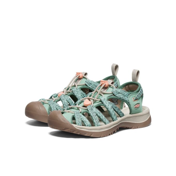 Women's Whisper  |  Granite Green/Peach Parfait