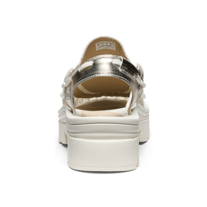 All Gender UNEEK PLT Tassel Sneaker  |  Champagne Gold/Star White