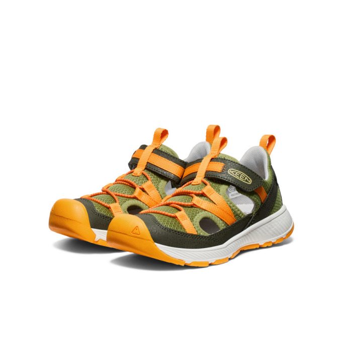 Big Kids' Motozoa Sandal  |  Forest Night/Bright Marigold