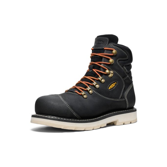 Men's Cincinnati+ 6" Waterproof 90° Heel Boot (Carbon Toe)  |  Black/Sandshell