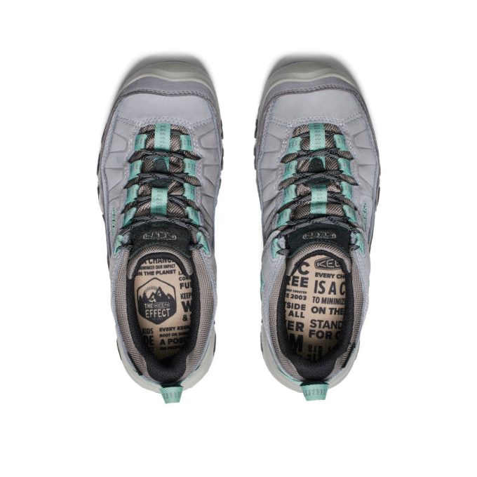 Women's Targhee IV Waterproof Hiking Shoe  |  Alloy/Granite Green