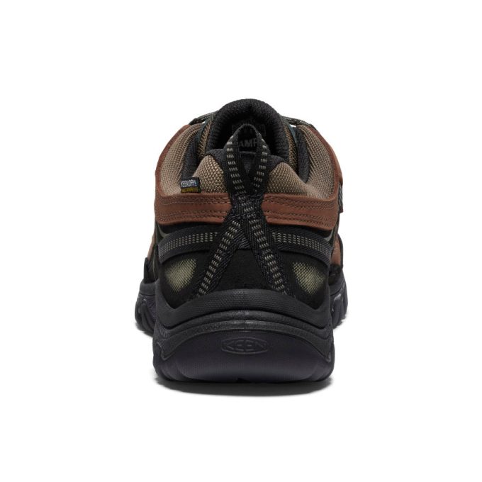 Men's Targhee IV Wide Waterproof Hiking Shoe  |  Bison/Black