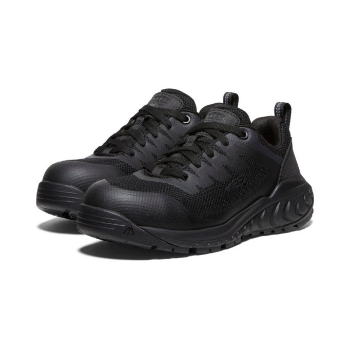 Women's Arvada ESD Work Sneaker (Carbon Toe)  |  Black/Black