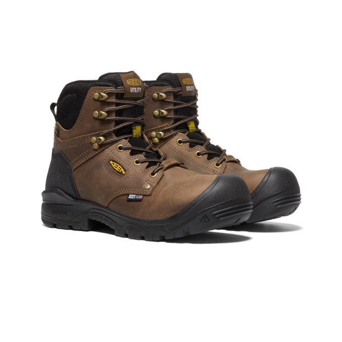 Men's Independence 6" Waterproof Boot (Carbon Toe)  |  Dark Earth/Black
