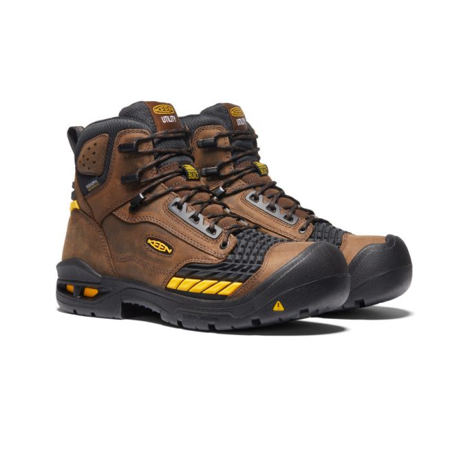 Men's Troy 6" Waterproof Boot (Carbon Toe)  |  Dark Earth/Black