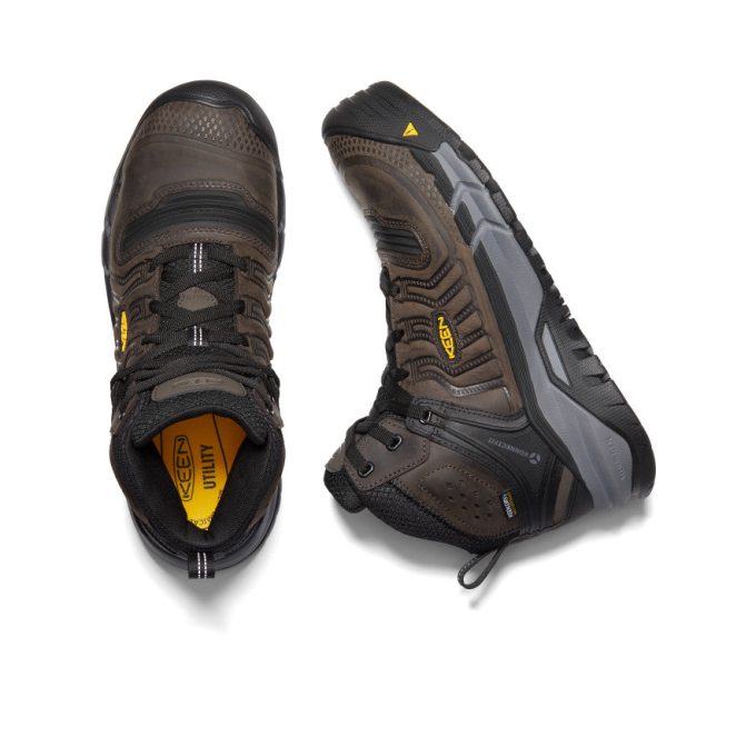 Men's Kansas City+ Waterproof Mid (Carbon Toe)  |  Coffee Bean/Black