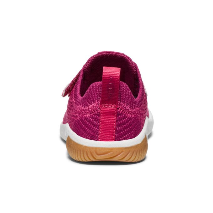 Toddlers' KNX Knit Double Strap  |  Beaujolais/Raspberry