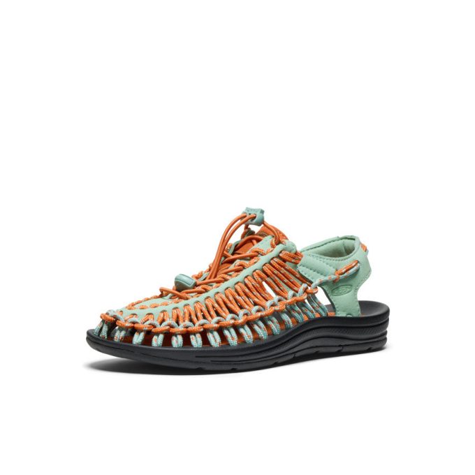 Women's UNEEK Sneaker  |  Granite Green/Gold Flame