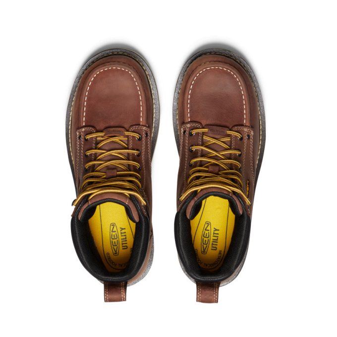 Men's Cincinnati 6" Waterproof Boot (Carbon Toe)  |  Tuscan Red/Sandshell
