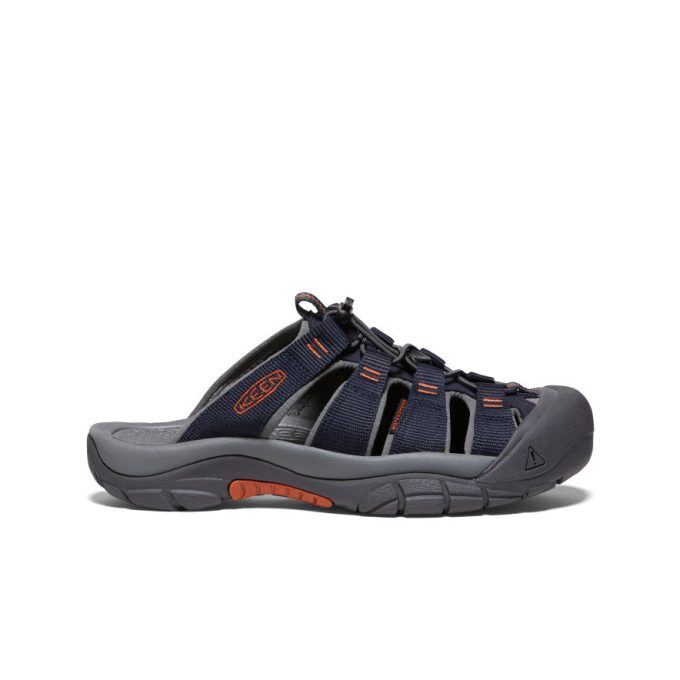 Men's Newport Slide  |  Sky Captain/Bombay Brown