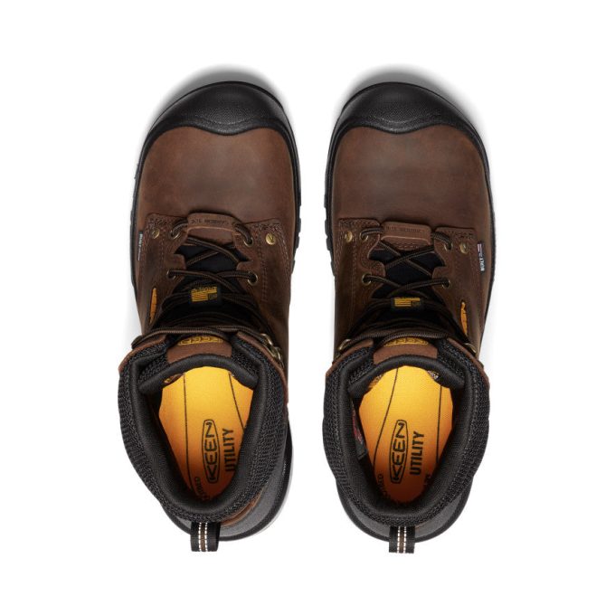 Men's Independence 8" Insulated Waterproof Boot (Carbon Toe)  |  Dark Earth/Black