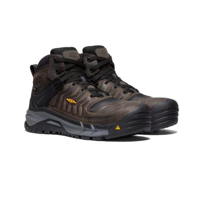 Men's Kansas City+ Waterproof Mid (Carbon Toe)  |  Coffee Bean/Black