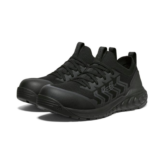Men's Arvada Shift Work Sneaker (Carbon Toe)  |  Black/Black
