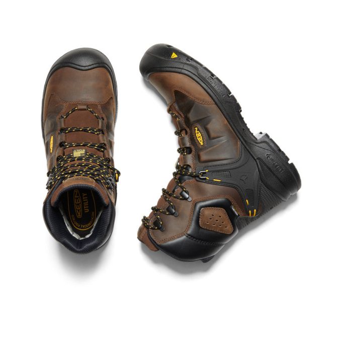 Men's Dover 8" Insulated Waterproof Boot (Carbon Toe)  |  Dark Earth/Black