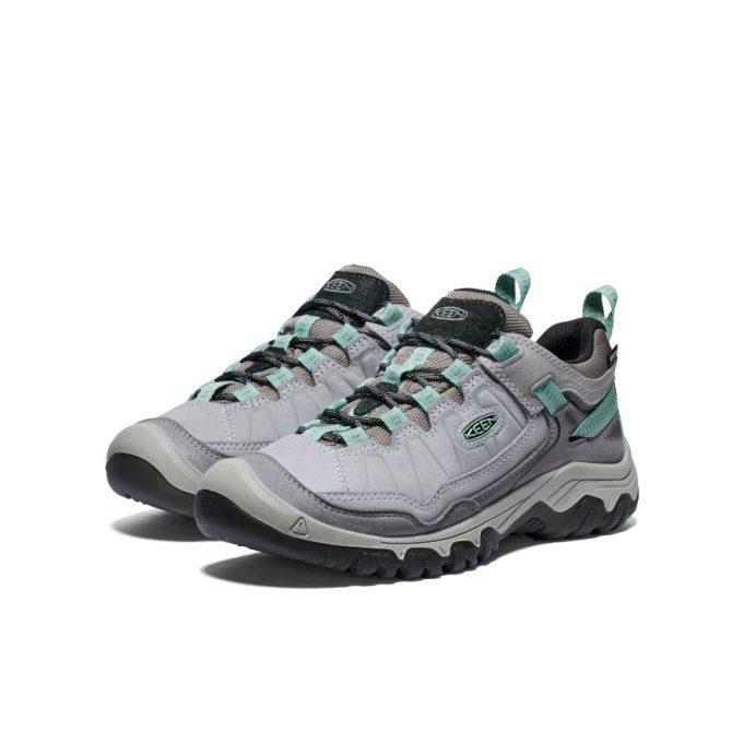 Women's Targhee IV Waterproof Hiking Shoe  |  Alloy/Granite Green