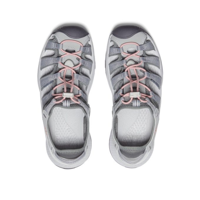 Women's Astoria West Sandal  |  Grey/Coral