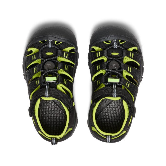 Little Kids' Newport H2  |  Black/Lime Green