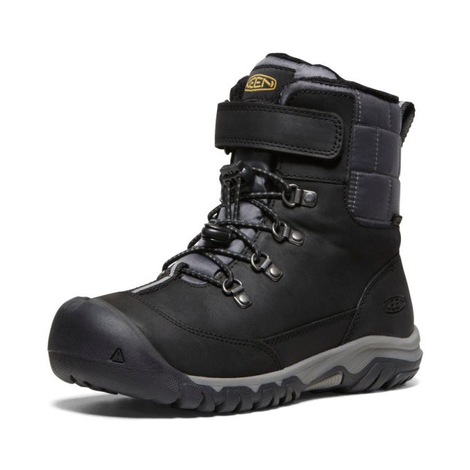 Big Kids' Kanibou Waterproof Winter Boot  |  Black/Magnet