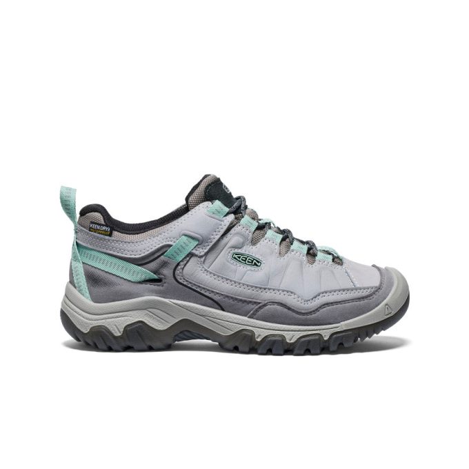 Women's Targhee IV Waterproof Hiking Shoe  |  Alloy/Granite Green