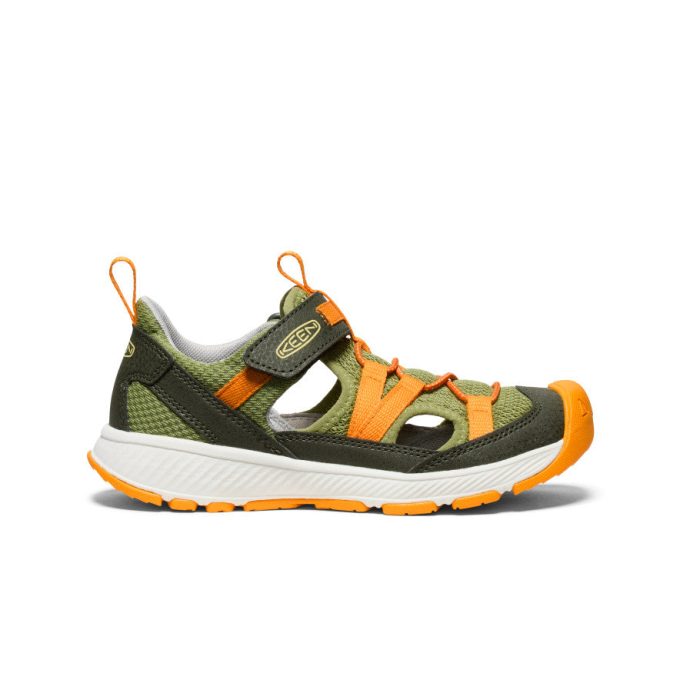 Big Kids' Motozoa Sandal  |  Forest Night/Bright Marigold