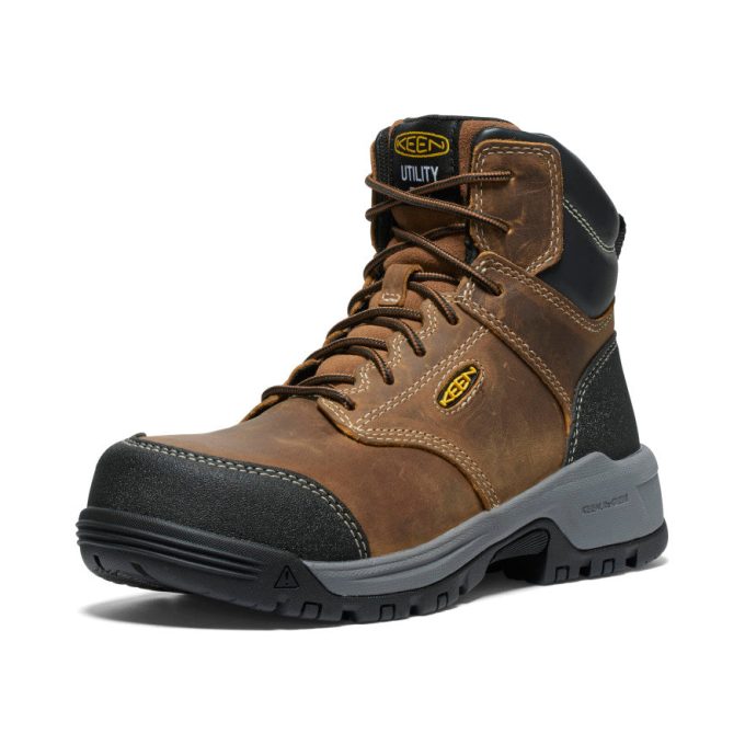 Women's Evanston 6" ESD Boot (Carbon Toe)  |  Bison/Black