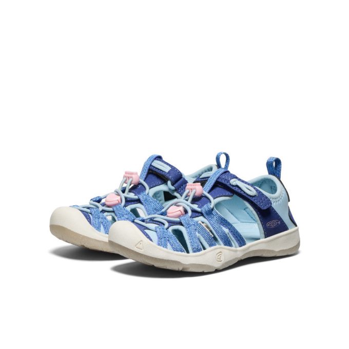 Little Kids' Moxie Sandal  |  Skipper Blue/Giggle Pink