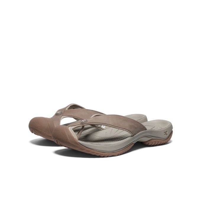 Men's Waimea Leather Flip-Flop  |  Brindle/Birch