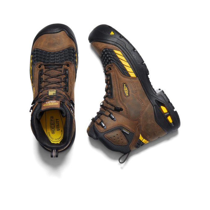 Men's Troy 6" Waterproof Boot (Carbon Toe)  |  Dark Earth/Black