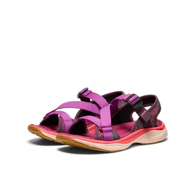 Women's Leiki Open-Toe Sandal  |  Plum Perfect/Dubarry