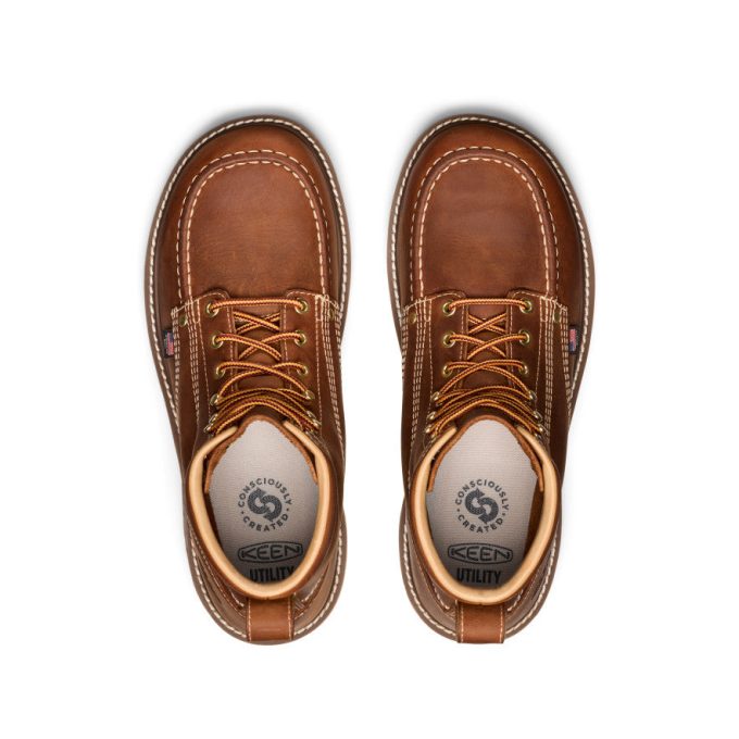 Men's Liberty 6" Boot (Soft Toe)  |  Leather Brown/Birch