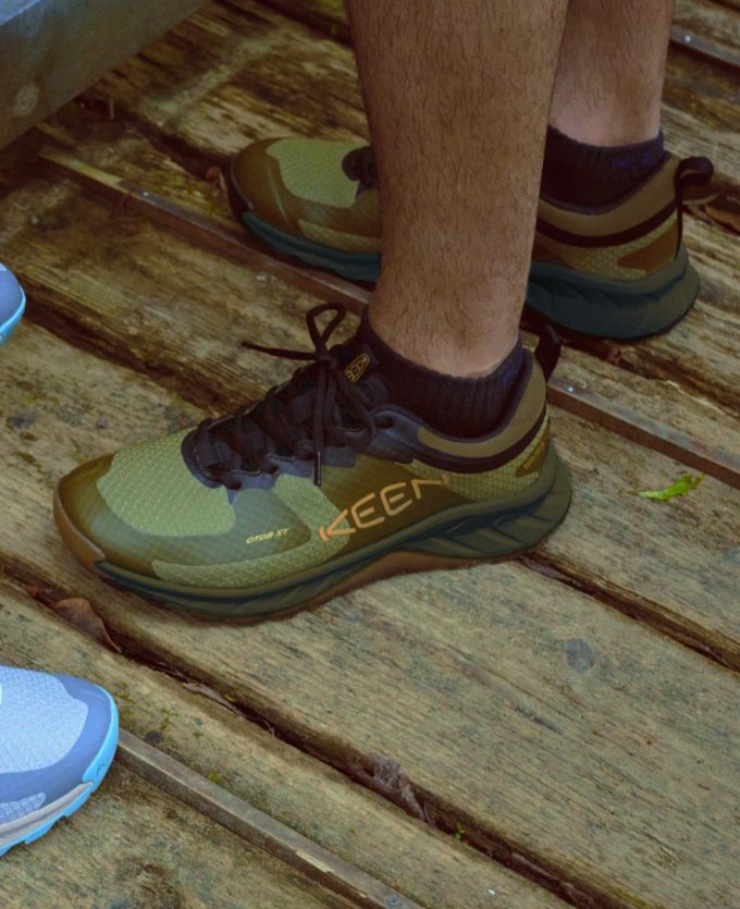 Men's Versacore Waterproof Shoe  |  Brindle/Gold Flame