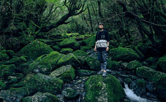 Men's UNEEK Sneaker x ELNEST  |  Yakushima Forestra Camo
