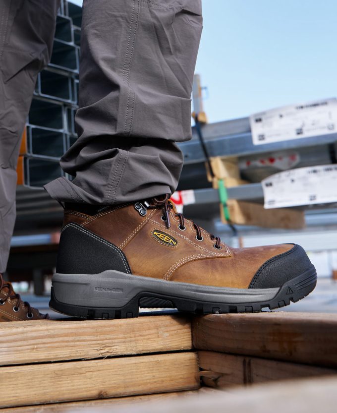 Men's Evanston 6" Waterproof Boot INT MET (Carbon Toe)  |  Bison/Black