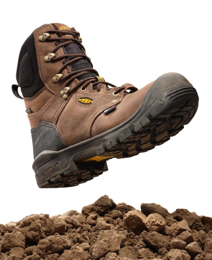 Men's Independence 8" Waterproof Boot (Carbon Toe)  |  Dark Earth/Black