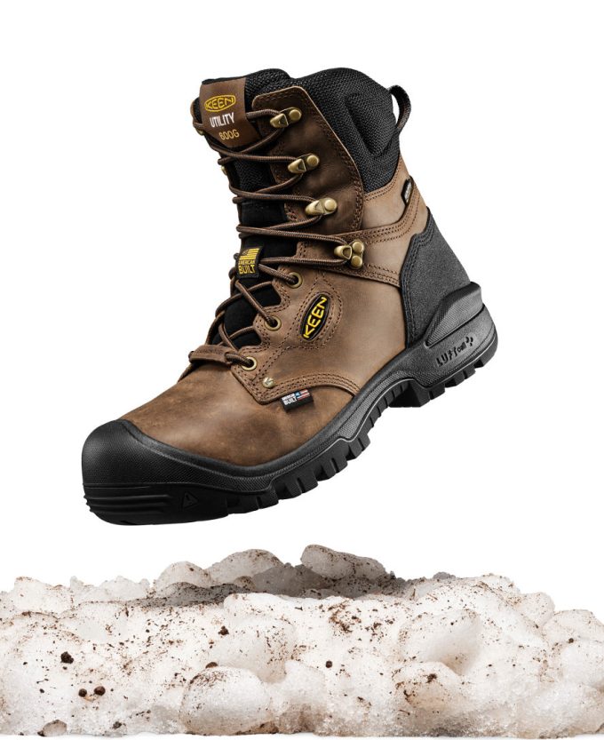 Men's Independence 8" Insulated Waterproof Boot (Carbon Toe)  |  Dark Earth/Black