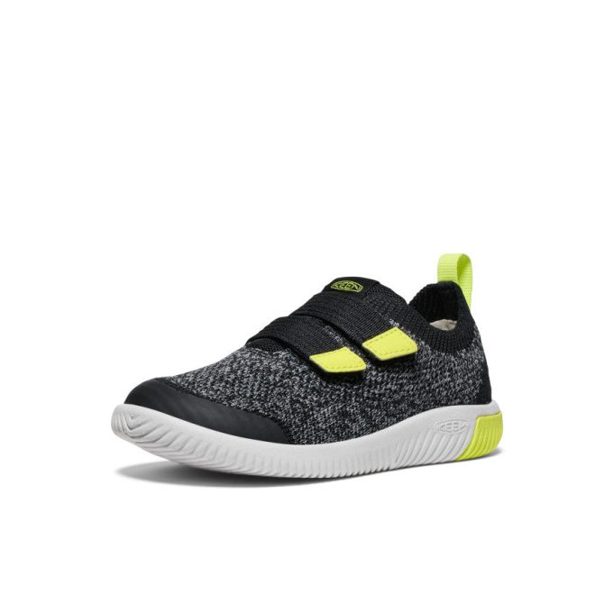Little Kids' KNX Knit Double Strap  |  Black/Evening Primrose