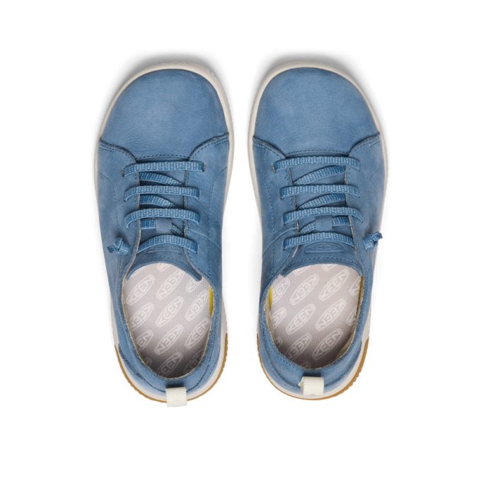 Big Kids' KNX Leather Sneaker  |  Coronet Blue/Vapor