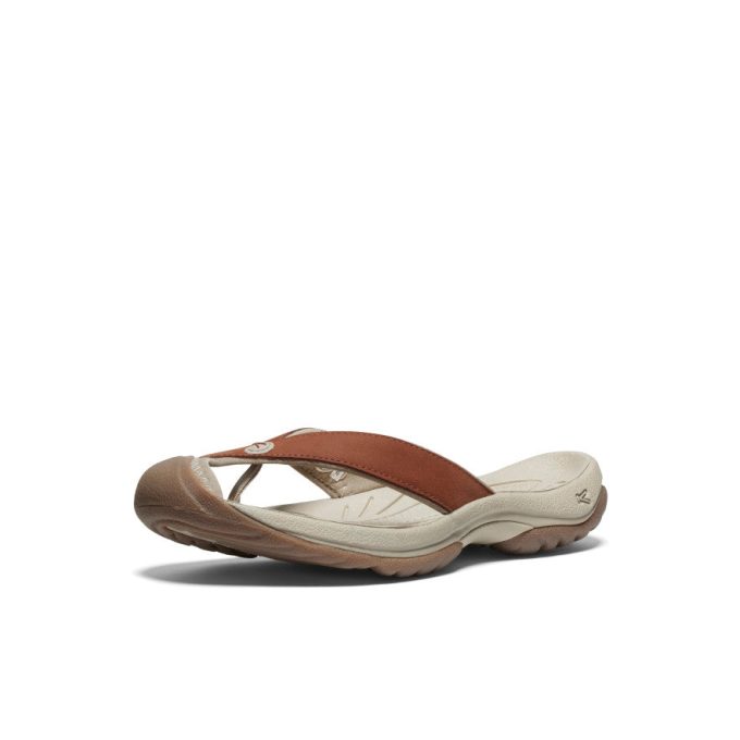 Women's Waimea Leather Flip-Flop  |  Sorrel Horse/Plaza Taupe