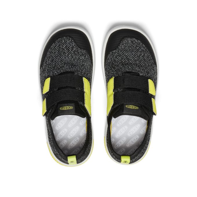Big Kids' KNX Knit Double Strap  |  Black/Evening Primrose