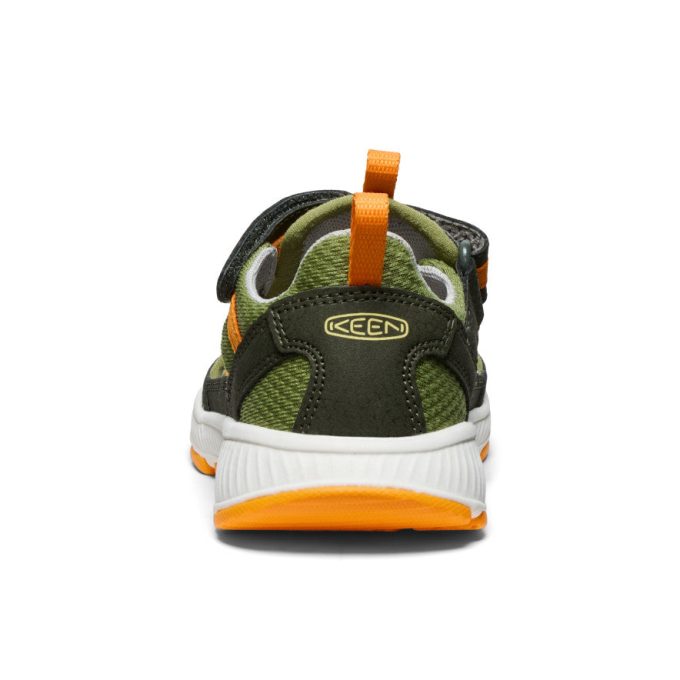 Little Kids' Motozoa Sandal  |  Forest Night/Bright Marigold