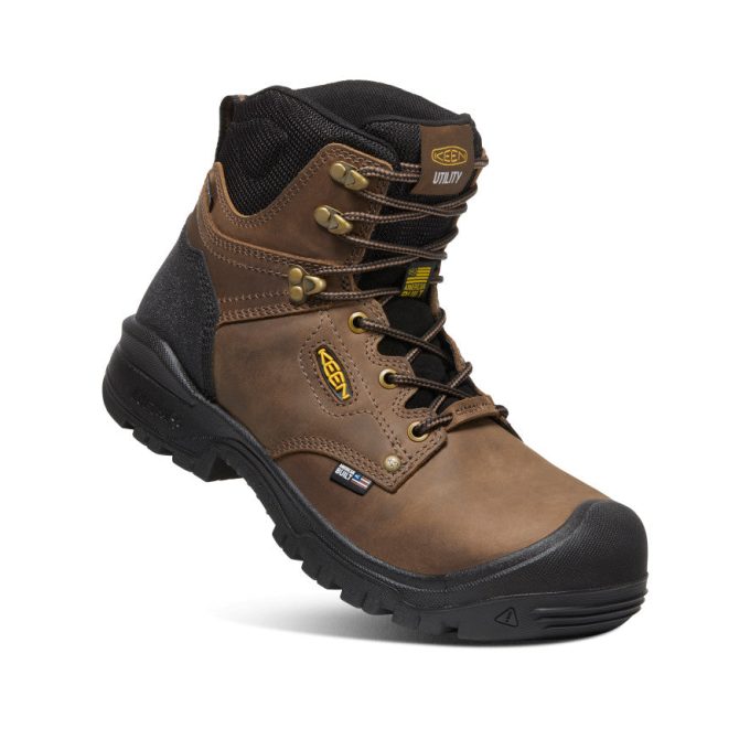 Men's Independence 6" Waterproof Boot (Carbon Toe)  |  Dark Earth/Black
